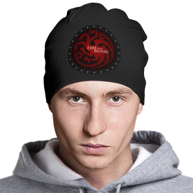 beanie с принтом Fire and Blood в Рязани,  |  | 