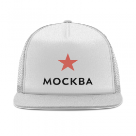 cap_trucker с принтом Логотип Москвы в Рязани,  |  | 