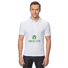 classic_polo_shirt с принтом XBOX ONE в Рязани,  |  | Тематика изображения на принте: 