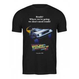 Мужская футболка с принтом Back To The Future II в Рязани,  |  | 