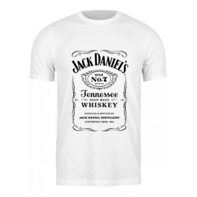 classic_tee с принтом Jack Daniels в Рязани,  |  | Тематика изображения на принте: 