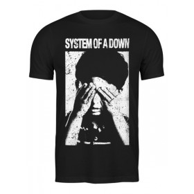 Мужская футболка с принтом System Of A Down в Рязани,  |  | Тематика изображения на принте: 