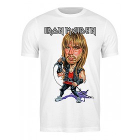 Мужская футболка с принтом Iron Maiden Band в Рязани,  |  | 