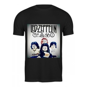 Мужская футболка с принтом Led Zeppelin - toys в Рязани,  |  | Тематика изображения на принте: 