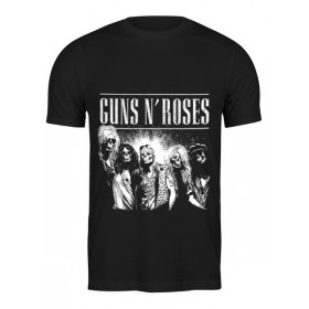 Мужская футболка с принтом Guns n roses в Рязани,  |  | 