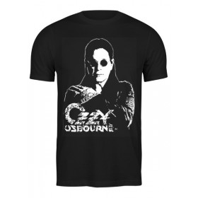 Мужская футболка с принтом Ozzy Osbourne в Рязани,  |  | Тематика изображения на принте: 