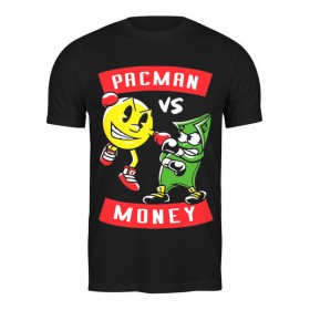 Мужская футболка с принтом Pacman x Money в Рязани,  |  | 