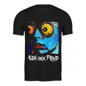 Мужская футболка с принтом Alien Sex Fiend / Acid Bath в Рязани,  |  | Тематика изображения на принте: 