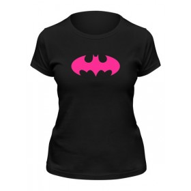 classic_woman_tee с принтом Batgirl в Рязани,  |  | Тематика изображения на принте: 