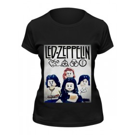 Женская футболка с принтом Led Zeppelin - toys в Рязани,  |  | 