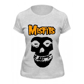 Женская футболка с принтом Misfits в Рязани,  |  | 