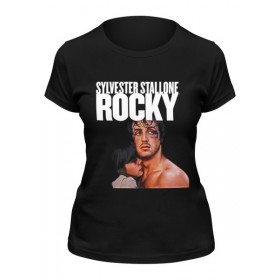 Женская футболка с принтом Rocky Balboa в Рязани,  |  | 