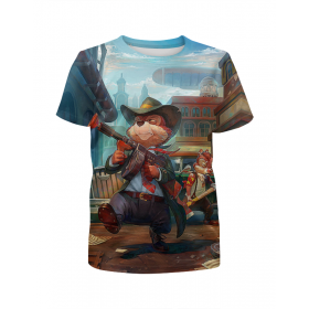 full_print_girl_tee с принтом Rescue Rangers в Рязани,  |  | 