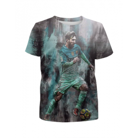 full_print_girl_tee с принтом Lionel Messi в Рязани,  |  | 