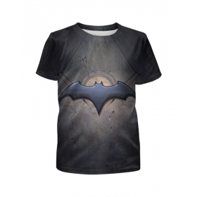 full_print_girl_tee с принтом Batman в Рязани,  |  | Тематика изображения на принте: 