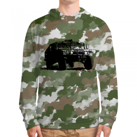 full_print_hoodie с принтом Hummer в Рязани, 92% хлопка 8% эластана Плотность: 245 гр/м2 |  | 