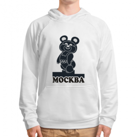 full_print_hoodie с принтом BEAR - Olympic White в Рязани, 92% хлопка 8% эластана Плотность: 245 гр/м2 |  | 