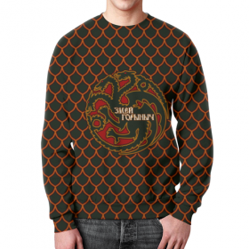 full_print_sweatshirt с принтом Змей Горыныч в Рязани,  |  | Тематика изображения на принте: 