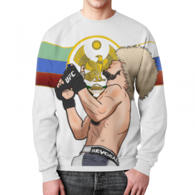 full_print_sweatshirt с принтом UFC Хабиб Нурмагомедов в Рязани,  |  | 