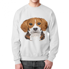 full_print_sweatshirt с принтом Бигль в Рязани,  |  | Тематика изображения на принте: 