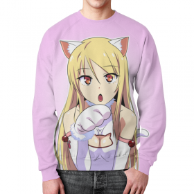 full_print_sweatshirt с принтом Кошечка из Сакурасо в Рязани,  |  | 