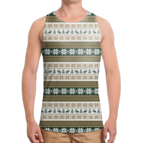 full_print_tanktop с принтом Скандинавский узор в Рязани,  |  | Тематика изображения на принте: 