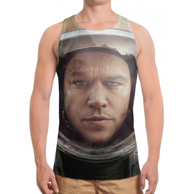 full_print_tanktop с принтом Марсианин в Рязани,  |  | Тематика изображения на принте: 