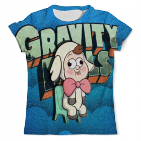 Мужская футболка 3D с принтом Gravity falls в Рязани, Футболка с нанесением полноцветного изображения по всей поверхности может быть выполнена в двух вариантах - ХЛОПОК и СИНТЕТИКА. | Хлопок - ткань из 100% хлопка высшего качества пенье.  <br>Синтетика - ткань с высоким содержанием синтетического волокна (до 80%).  Материал хорошо тянется, имеет приятную на ощупь фактуру | 