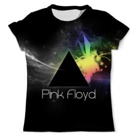 Мужская футболка 3D с принтом Pink Floyd , пинк флойд , музыка в Рязани, Футболка с нанесением полноцветного изображения по всей поверхности может быть выполнена в двух вариантах - ХЛОПОК и СИНТЕТИКА. | Хлопок - ткань из 100% хлопка высшего качества пенье.  <br>Синтетика - ткань с высоким содержанием синтетического волокна (до 80%).  Материал хорошо тянется, имеет приятную на ощупь фактуру | 