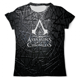 full_print_tee с принтом Assassins Creed в Рязани, Футболка с нанесением полноцветного изображения по всей поверхности может быть выполнена в двух вариантах - ХЛОПОК и СИНТЕТИКА. | Хлопок - ткань из 100% хлопка высшего качества пенье.  <br>Синтетика - ткань с высоким содержанием синтетического волокна (до 80%).  Материал хорошо тянется, имеет приятную на ощупь фактуру | 