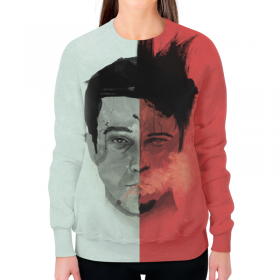 full_print_woman_sweatshirt с принтом Бойцовский Клуб (Fight Club) в Рязани,  |  | 