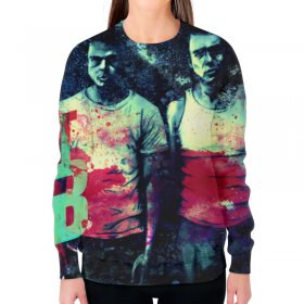 full_print_woman_sweatshirt с принтом Бойцовский Клуб (Fight Club) в Рязани,  |  | 