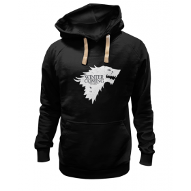 hoodie с принтом House Stark (Game of Thrones) в Рязани,  |  | Тематика изображения на принте: 