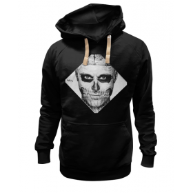 hoodie с принтом Rick Genest в Рязани,  |  | Тематика изображения на принте: 