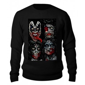 sweatshirt с принтом KISS Zombies в Рязани,  |  | 