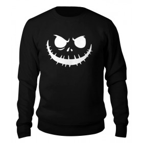 sweatshirt с принтом Jack Skellington в Рязани,  |  | Тематика изображения на принте: 