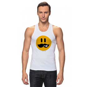 tanktop с принтом Сталин смаил. Stalin smile. в Рязани,  |  | 