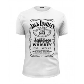 Мужская футболка Premium с принтом Jack Daniels в Рязани, Белый, черный, серый меланж, голубой: 100% хлопок, плотность 160 гр. Остальные цвета: 92% хлопок, 8% лайкра, плотность 170-180гр. |  | Тематика изображения на принте: 