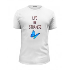 tee с принтом Life Is Strange в Рязани, Белый, черный, серый меланж, голубой: 100% хлопок, плотность 160 гр. Остальные цвета: 92% хлопок, 8% лайкра, плотность 170-180гр. |  | Тематика изображения на принте: 