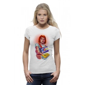 woman_tee с принтом Leeloo Multipass в Рязани,  |  | 