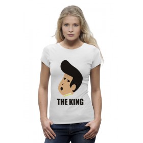 Женская футболка Premium с принтом Элвис Пресли (Elvis Presley) в Рязани,  |  | 