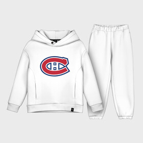 Детский костюм хлопок Oversize с принтом Montreal Canadiens в Рязани,  |  | montreal canadiens | канадская хоккейная лига | монтреал | нхл | хокей | хоккей