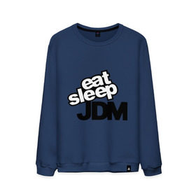 Мужской свитшот хлопок с принтом Eat sleep jdm в Рязани, 100% хлопок |  | domestic | eat sleep jdm | japanese | japanese domestic market | jdm style | market