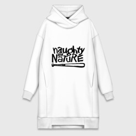 Платье-худи хлопок с принтом Naughty by nature в Рязани,  |  | хип хоп