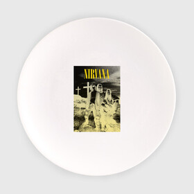 Тарелка с принтом Nirvana Poster в Рязани, фарфор | диаметр - 210 мм
диаметр для нанесения принта - 120 мм | kurt kobain | nirvana | курт кобейн | музыкальные группы | нирвана | рок группы