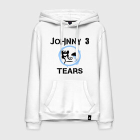 Мужская толстовка хлопок с принтом Johnny 3 Tears (HU) в Рязани, френч-терри, мягкий теплый начес внутри (100% хлопок) | карман-кенгуру, эластичные манжеты и нижняя кромка, капюшон с подкладом и шнурком | huhollywood undead | johnny 3 | johnny 3 tears | johnny tears | джони теарс 3