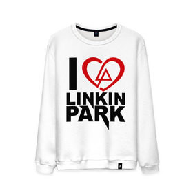 Мужской свитшот хлопок с принтом I love linkin park (Я люблю Linkin Park) в Рязани, 100% хлопок |  | rock | линкин парк | музыкальная группа | рок группа | рок музыка