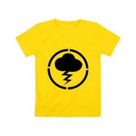 Детская футболка хлопок с принтом Знак Misfits в Рязани, 100% хлопок | круглый вырез горловины, полуприлегающий силуэт, длина до линии бедер | знак misfits | отбросы | сериал отбросы