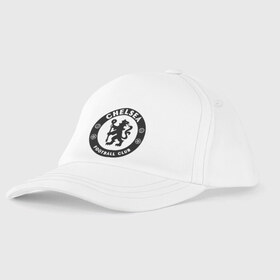 Детская бейсболка с принтом Chelsea logo в Рязани, 100% хлопок | классический козырек, металлическая застежка-регулятор размера | 1905 | chelsea | chelsea logo | fc | footbal club | лого | логотип | спорт | футбол | футбольный клуб | челси