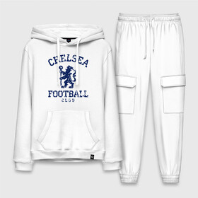 Мужской костюм хлопок с толстовкой с принтом Chelsea FC в Рязани,  |  | 1905 | chelsea | chelsea logo | fc | footbal club | лого | логотип | спорт | футбол | футбольный клуб | челси